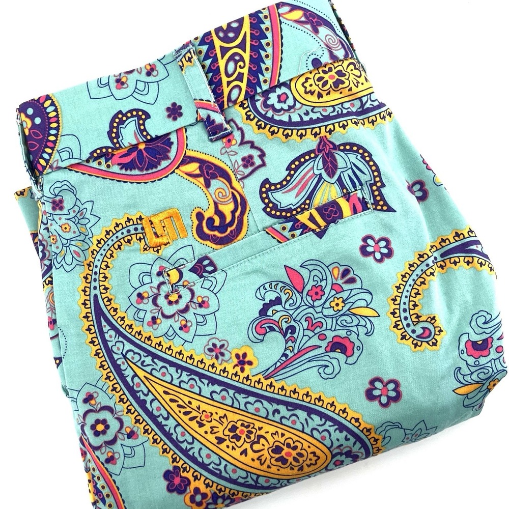 Loudmouth Men's Golf Shorts‎ Paisley Size 32 Geometric Print Colorful Resort - Picture 16 of 16